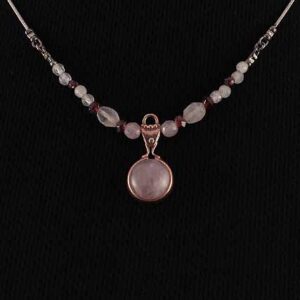 Rose Gold Quartz Necklace
