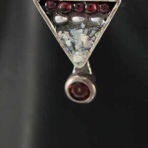 Red Roman Earrings