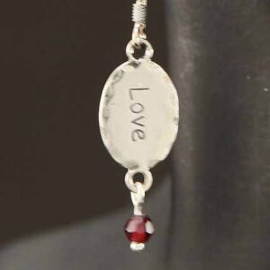 Love Oval Earrings