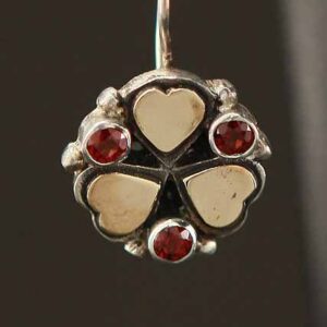 Trio Red Hearts Earrings