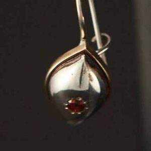 Tone Red Earrings