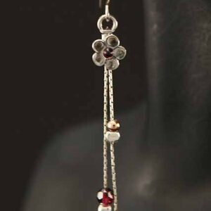 Long Tailed Flowers Earrings